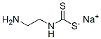 (2-Aminoethyl)dithiocarbamic acid sodium salt Structure