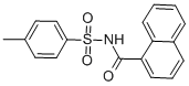4-METHYL-N-(NAPHTHALENE-1-CARBONYL)-BENZENESULFONAMIDE 구조식 이미지