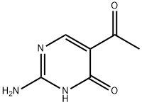 4(1H)-Pyrimidinone, 5-acetyl-2-amino- (9CI) 구조식 이미지