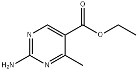 ETHYL 2-AMINO-4-METHYLPYRIMIDINE-5-CARBOXYLATE Structure