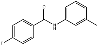 4-fluoro-N-(3-methylphenyl)benzamide 구조식 이미지