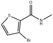 3-브로모-티오펜-2-카르복실산메틸아미드 구조식 이미지