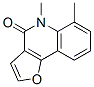 Furo[3,2-c]quinolin-4(5H)-one, 5,6-dimethyl- (9CI) Structure