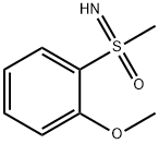 Sulfoximine, S-(2-methoxyphenyl)-S-methyl- Structure