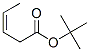 3-펜텐산,1,1-디메틸에틸에스테르,(Z)- 구조식 이미지
