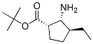 시클로펜탄카르복실산,2-아미노-3-에틸-,1,1-디메틸에틸에스테르,(1S,2R,3S)-(9CI) 구조식 이미지