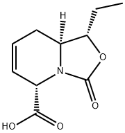 3H-Oxazolo[3,4-a]pyridine-5-carboxylicacid,1-ethyl-1,5,8,8a-tetrahydro-3-oxo-,(1S,5S,8aS)-(9CI) Structure