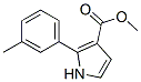 1H-Pyrrole-3-carboxylicacid,2-(3-methylphenyl)-,methylester(9CI) Structure