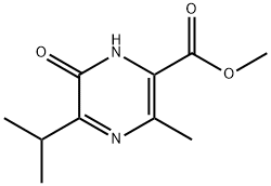 2-Pyrazinecarboxylicacid,1,6-dihydro-3-methyl-5-(1-methylethyl)-6-oxo-,methylester(9CI) 구조식 이미지