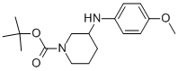 1-Boc-3-(4-methoxyphenylamino)-piperidine Structure