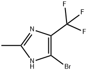 5-bromo-2-methyl-4-(trifluoromethyl)-1H-imidazole 구조식 이미지