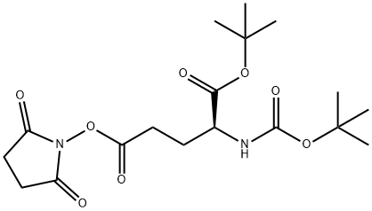 BOC-GLU(OSU)-OTBU Structure