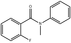 2-Fluoro-N-Methyl-N-phenylbenzaMide, 97% 구조식 이미지