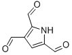 1H-Pyrrole-2,3,5-tricarboxaldehyde (9CI) Structure