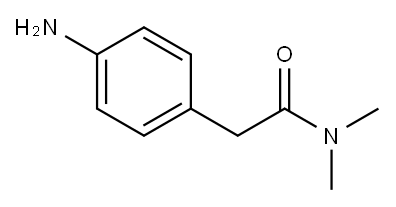 2-(4-aminophenyl)-N,N-dimethylacetamide 구조식 이미지