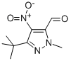 1H-Pyrazole-5-carboxaldehyde,3-(1,1-dimethylethyl)-1-methyl-4-nitro-(9CI) 구조식 이미지