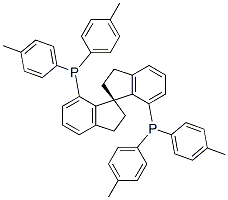 (S)-7,7'-Bis[di(p-methylphenyl)phosphino]-1,1'-spirobiindane ,97% 구조식 이미지