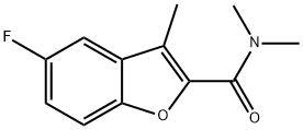 5-Fluoro-N,N,3-trimethyl-2-benzofurancarboxamide Structure