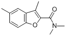 2-Benzofurancarboxamide, N,N,3,5-tetramethyl- Structure