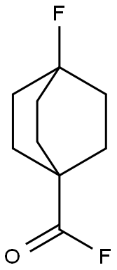 비시클로[2.2.2]옥탄-1-카르보닐플루오라이드,4-플루오로-(9Cl) 구조식 이미지