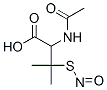 S-Nitroso-N-acetyl-DL-penicillamine 구조식 이미지