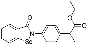 ethyl 2-[4-(7-oxo-9-selena-8-azabicyclo[4.3.0]nona-1,3,5-trien-8-yl)ph enyl]propanoate 구조식 이미지