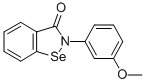 1,2-Benzisoselenazol-3(2H)-one, 2-(3-methoxyphenyl)- 구조식 이미지