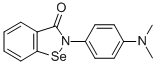 1,2-Benzisoselenazol-3(2H)-one, 2-(4-(dimethylamino)phenyl)- 구조식 이미지