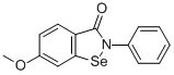 1,2-Benzisoselenazol-3(2H)-one, 6-methoxy-2-phenyl- 구조식 이미지