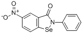 1,2-Benzisoselenazol-3(2H)-one, 5-nitro-2-phenyl- 구조식 이미지