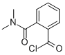 벤조일클로라이드,2-[(디메틸아미노)카르보닐]-(9Cl) 구조식 이미지
