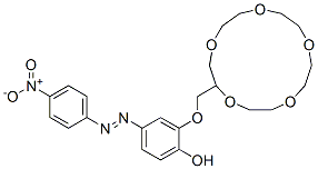 [2-Hydroxy-5-(4-nitrophenylazo)-phenyl]-oxymethyl-15-crown-5 구조식 이미지