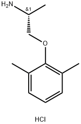 (-)-(R)-Mexiletine hydrochloride 구조식 이미지