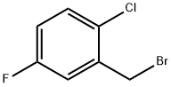 2-Chloro-5-fluorobenzyl bromide Structure