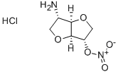 2-Amino-1,4:3,6-dianhydro-2-deoxy-L-iditol 5-nitrate monohydrochloride 구조식 이미지