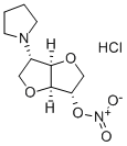 L-Iditol, 1,4:3,6-dianhydro-2-deoxy-2-(1-pyrrolidinyl)-, 5-nitrate, mo nohydrochloride 구조식 이미지