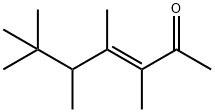 (E)-3,4,5,6,6-pentamethylhept-3-en-2-one Structure