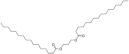 Bispalmitic acid 1,3-propanediyl ester 구조식 이미지
