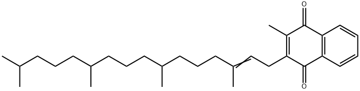 2-methyl-3-(3,7,11,15-tetramethylhexadec-2-enyl)-1,4-naphthoquinone 구조식 이미지