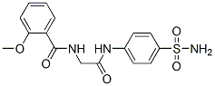 2-methoxy-N-[(4-sulfamoylphenyl)carbamoylmethyl]benzamide 구조식 이미지