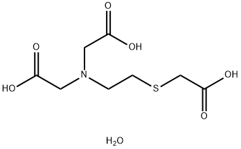 N,N,S-TRIS(CARBOXYMETHYL)CYSTEAMINE MONOHYDRATE 구조식 이미지