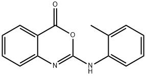 2-[(2-METHYLPHENYL)AMINO]-4H-3,1-BENZOXAZIN-4-ONE Structure
