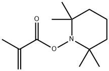 Piperidine, 2,2,6,6-tetramethyl-1-[(2-methyl-1-oxo-2-propenyl)oxy]- (9CI) 구조식 이미지