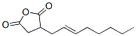 3-[(E)-2-Octenyl]-3,4-dihydro-2,5-furandione Structure