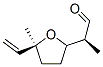 (2R)-2-[(2S,5S)-5-ethenyl-5-methyl-oxolan-2-yl]propanal Structure