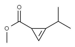 2-Cyclopropene-1-carboxylicacid,2-(1-methylethyl)-,methylester(9CI) Structure