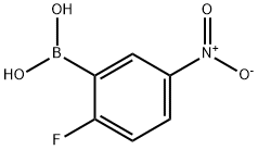 2-Fluoro-5-nitrophenylboronic acid 구조식 이미지