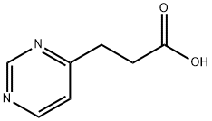 3-PYRIMIDIN-4-YL-PROPIONIC ACID Structure