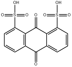 9,10-dioxoanthracene-1,8-disulphonic acid 구조식 이미지