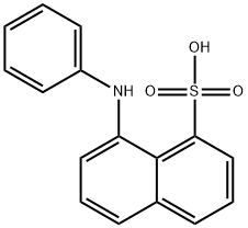 8-Aнилинo-1-нафталинсульфоновая кислота структурированное изображение